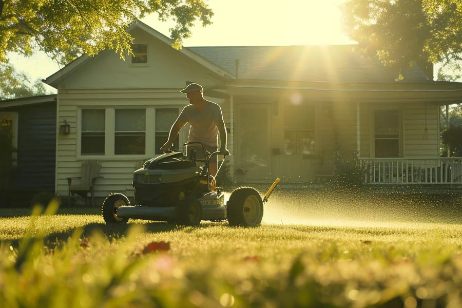 small grass mower